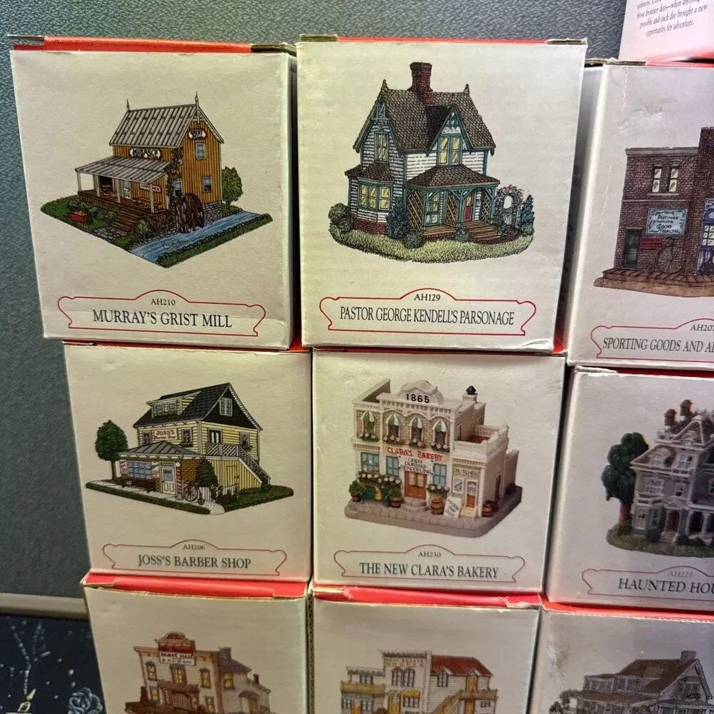 Liberty Falls Miniature Buildings For Train Sets Villages Lot Of 14